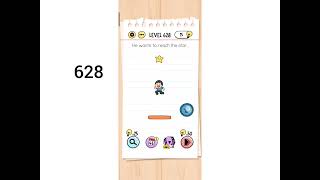 Brain Test Level 628 Walkthrough