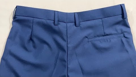 Full video on how to sew pants the easiest way, sewing tips for beginners.