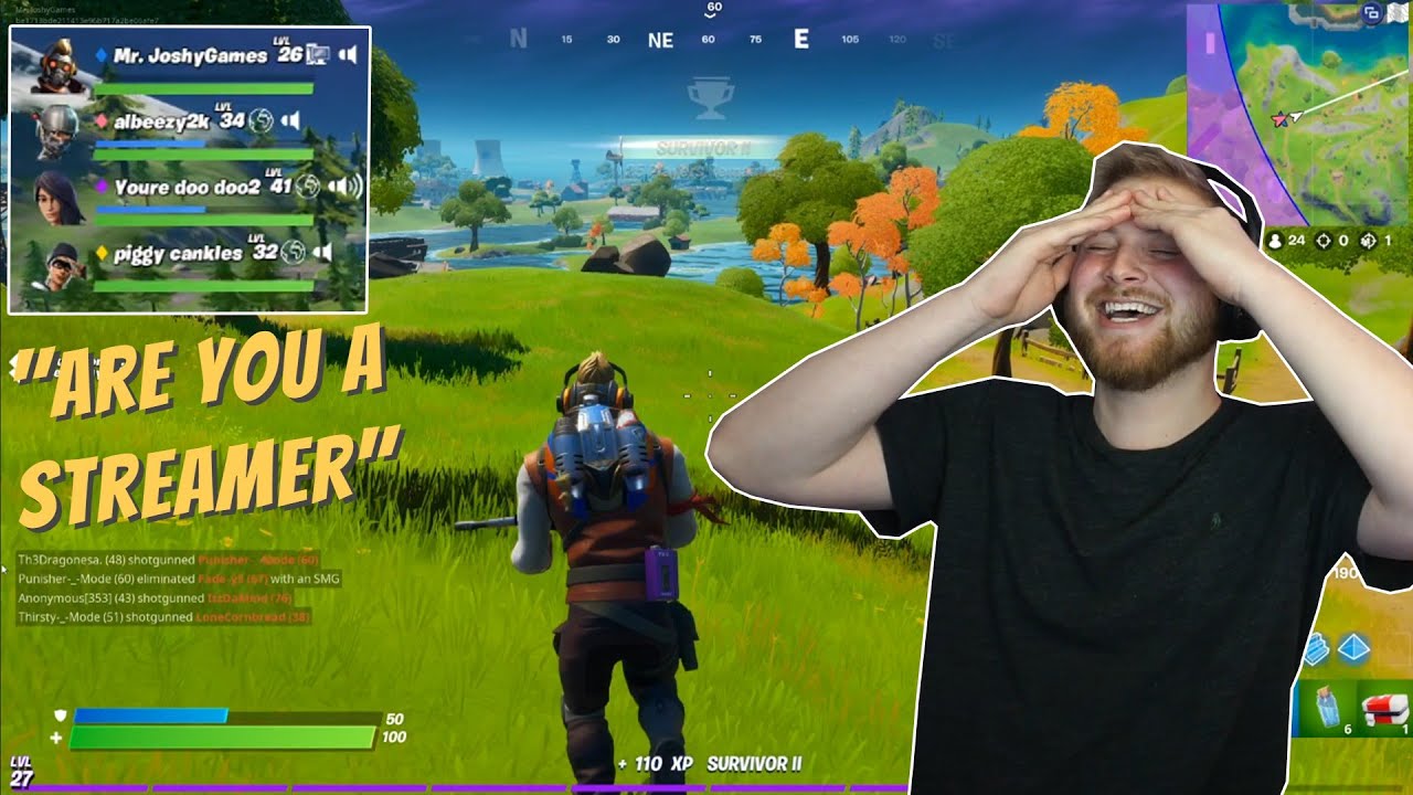 Making Friends with Random Strangers in Fortnite - YouTube