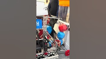 Vex push back scraper mech working #pushback #robotics #roboticscompetition #vex