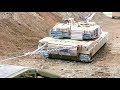 RC ABRAMS TANK RESCUE! Cool RC action! Amazing rc tanks! Strong Morooka T800