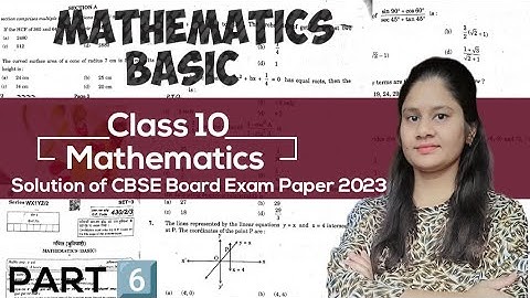 CBSE board exam paper 2023 solution In the given figure DE||AC and BE/EC=BC/CP prove that DC||AP