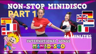 Minidisco Part 1 Non Stop International Songs For Kids Learn The Dance Mini Disco
