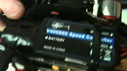 Walkera V400D02 Brushless Motor ESC Power Connection