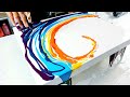 WOW! Rainbow Wave Blow Out!! ~ Colorful Creations | Acrylic Pouring | Fluid Art