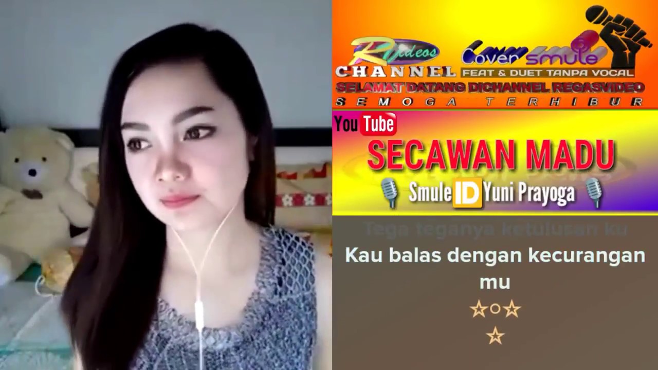 Duet Smule Secawan Madu No Vocal Bareng Artis Muda Yuni Smule