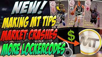 NBA 2K18 MYTEAM HOW TO GET NEW PINK DIAMOND CODES! BIG MARKET CRASH COMING! MAKING MT TIPS!