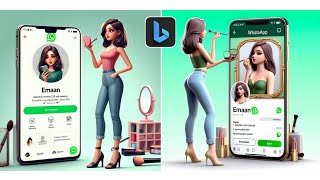 How to create bing ai IMAGE | 3D whatsapp bing ai image trending screenshot 2