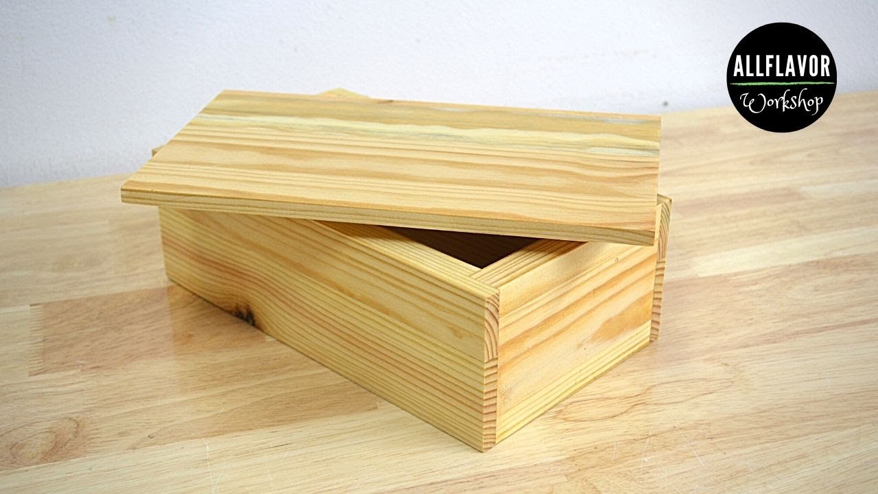 DIY Wooden Box With Lid - Decor Hint