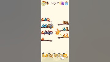 bird sort color game leval 97 #games #birdsortcolor #colorgame #gaming #birdsort #colormatchinggame