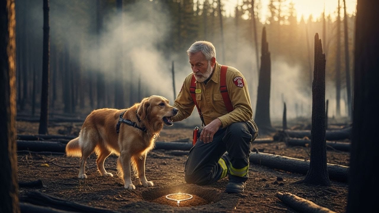 Firefighter and His Dog Found a Buried Necklace — It Solved a 40-Year Disappearance