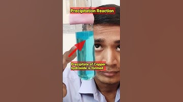 Double displacement reaction #shorts #science #ytshorts