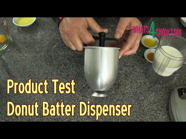 Product Test - Donut Batter Dispenser - with Amazing Donut Batter Recipe!!!  