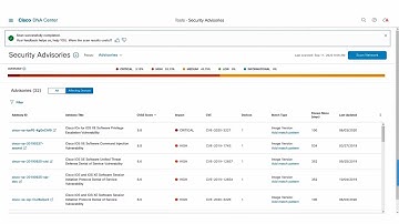 Cisco DNA Center Security Advisories (Release: 2.1.2.0)