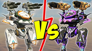 AVENGER Vs EMBER AO JUN - War Robots Mk2 Comparison Gameplay WR