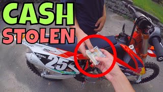 Cash Stolen On Dirt Bike