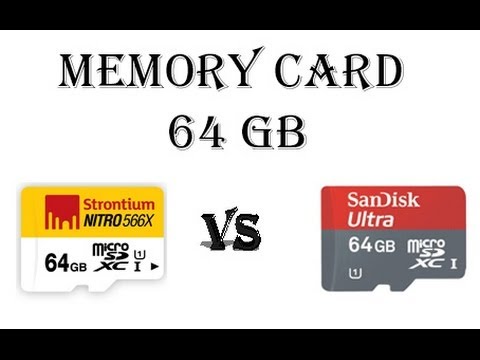 Strontium Nitro 566x Uhs 1 Vs Sandisk Ultra 64 Gb Performance Comparision Youtube