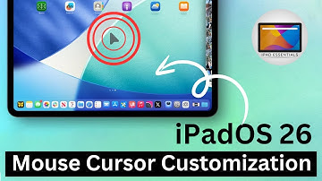 iPadOS 26 Mouse Cursor Customization : Arrow Pointer, Faster Scroll, Real Desktop Feel