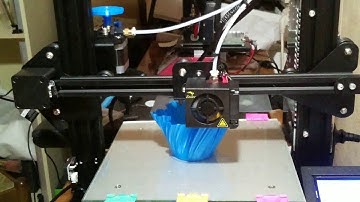 3d print timelapse of " Twisting Kochflake Vases " on Creality Ender 3