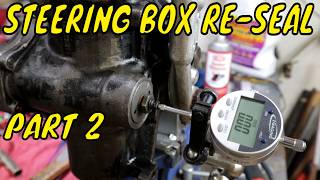 MERCEDES W108. STEERING GEARBOX RE-SEAL PART 2
