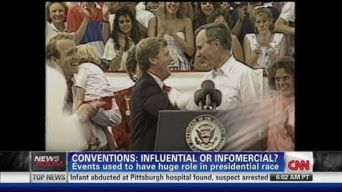 How influential are the conventions?