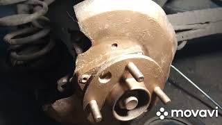 ремонт заднего суппорта механизм ручника Форд Мондео 2