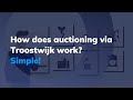 How does auctioning via troostwijk work