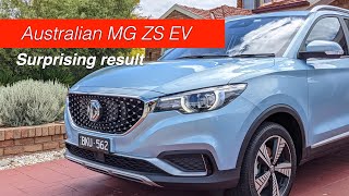 MG ZS EV range and efficiency test | Australian Experience