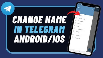 How To Change Your Name In Telegram On Android !