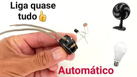 Como fazer circuito liga automático com LDR e Relé 5v.