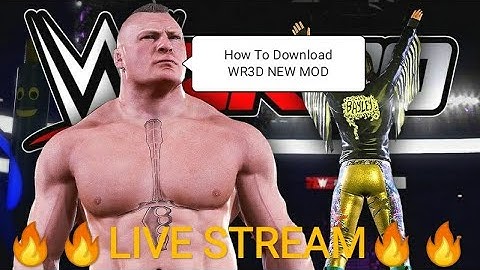 🔴Wr3d WWE 2K20 NEW MOD HOW TO DOWNLOAD (🔥LIVE STREAM🔥) GAMEPLAY🔵