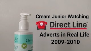 Cream Junior Watching Direct Line Adverts In Real Life 2009-2010
