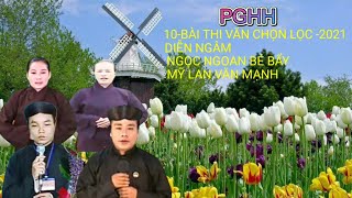 PGHH--10-BÀI THI VĂN TIỂN CHỌN 2021-NGỌC NGOAN-BÉ BÂY-MỸ LAN-VĂN MẠNH- DIỄN NGÂM