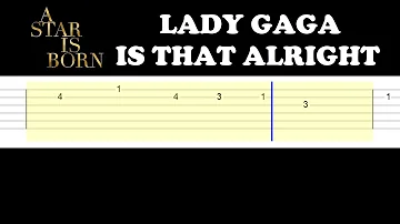 Lady Gaga - Is That Alright (Easy Guitar Tabs Tutorial)