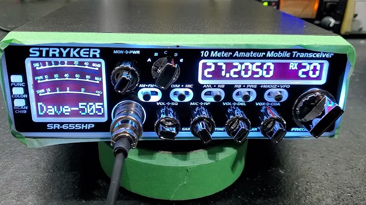 Stryker SR-655HPC tune up report for Dave in Bahamas with ERF2030+ and voltage regulator upgrade