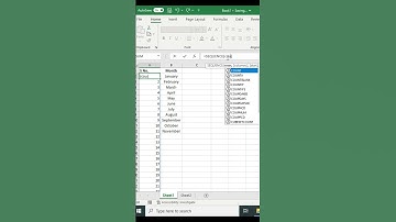 Generate Automatic Serial Number in Excel using Sequence and CountA Functions