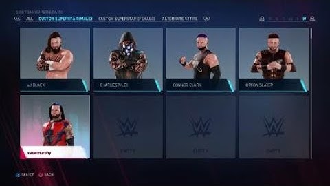 WWE 2K20 create a superstar creating wade murphy creating a new look for him in the best way possibl