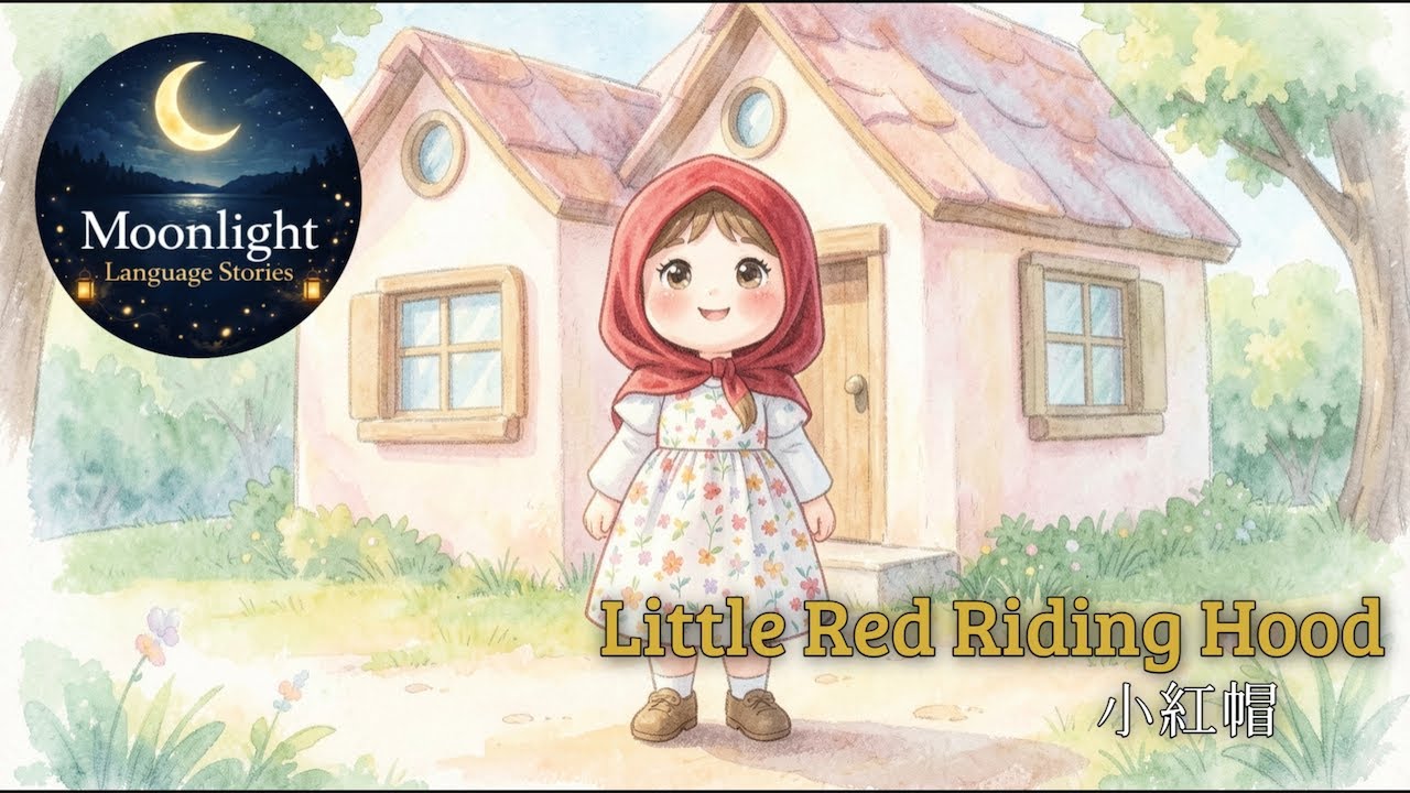 Learn English / Chinese Through a Bedtime Story | Little Red Riding Hood | Bilingual Story