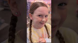 Getting Ears Pierced for her 9th Birthday at Claire's #earpiercing #earrings #piercing