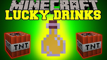 Minecraft: LUCKY DRINKS (RANDOM, EPIC, & EXPLOSIVE SPECIAL DRINKS!!) Mod Showcase
