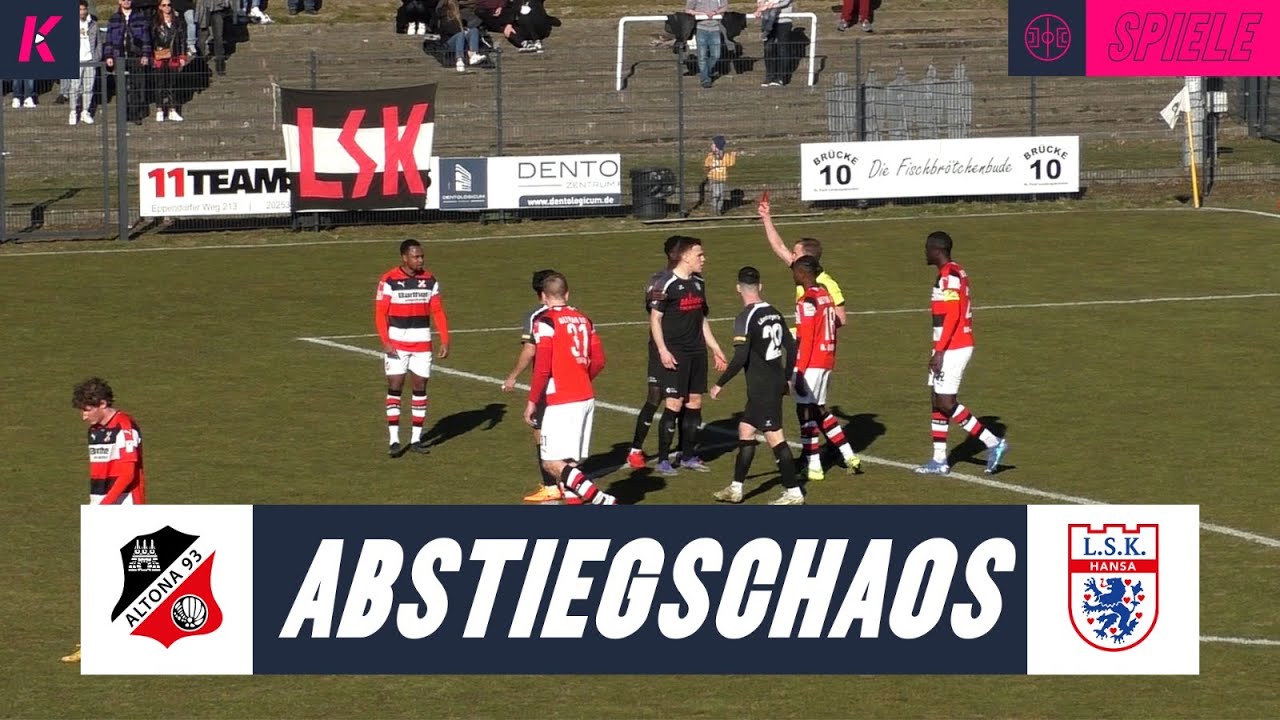 Wilde Schlussminuten im Hamburger 6-Punkte-Spiel! | Altona 93 - LSK Hansa (Regionalliga Nord)