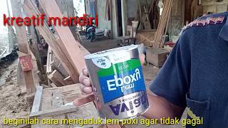 Tutorial Cara menggunakan Lem Epoxy Non - Sag Dempul  Epoxy -The Best Way To Use Epoxy Non - Sag