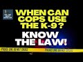 Police K9 Mauls Arrestee | When is Deploying a K9 Excessive Force? | Know The Law