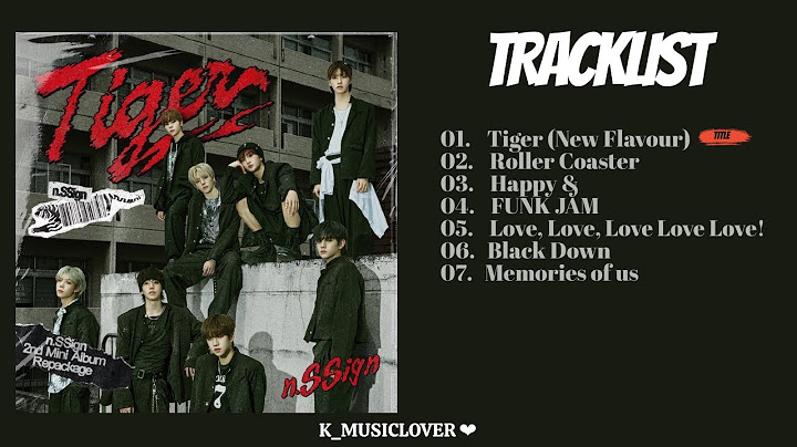 n.SSign (엔싸인) - 2nd MINI ALBUM REPACKAGE [TIGER]