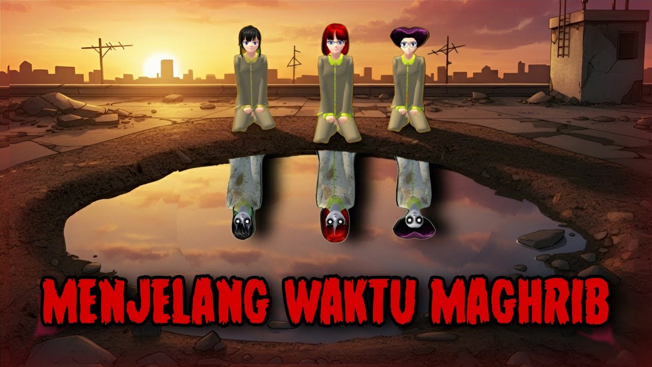 MENJELANG WAKTU MAGHRIB || HORROR MOVIE SAKURA SCHOOL 
