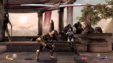 Injustice: scorpion vs raven