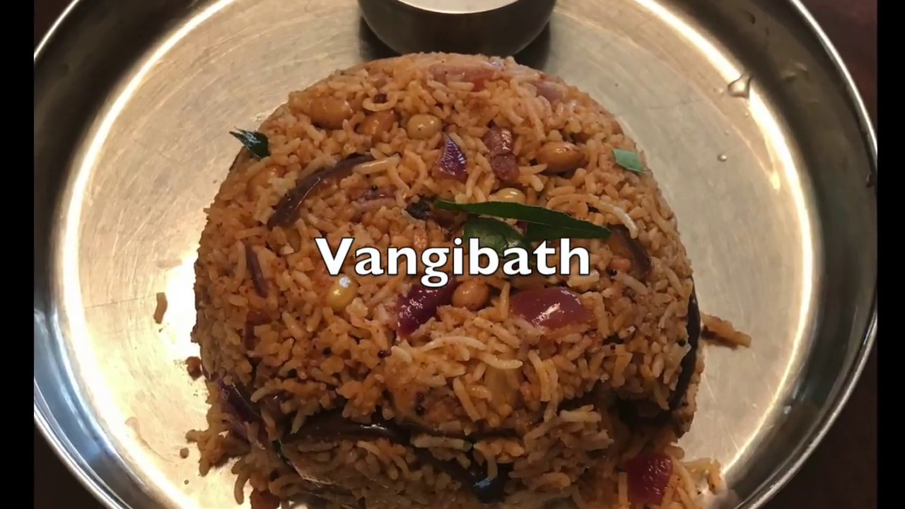 Vangibath/Kathirikai satham/Brinjal rice | Gayathiri