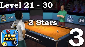 8 Ball Hero Gameplay Walkthrough Level 21 - Level 30 (Android,iOS) 3 Stars