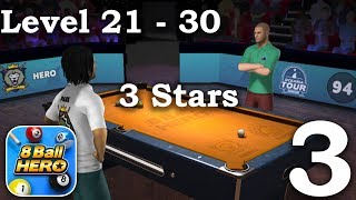 8 Ball Hero Gameplay Walkthrough Level 21 - Level 30 (Android,iOS) 3 Stars screenshot 5