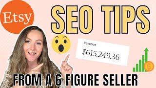 ETSY SEO 2023  4 TIPS TO IMPROVE YOUR SEO | How to Sell On Etsy 2023 | Rank Higher On Etsy